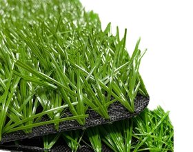 Dense 55mm soccer artificial turf with durable PE fib