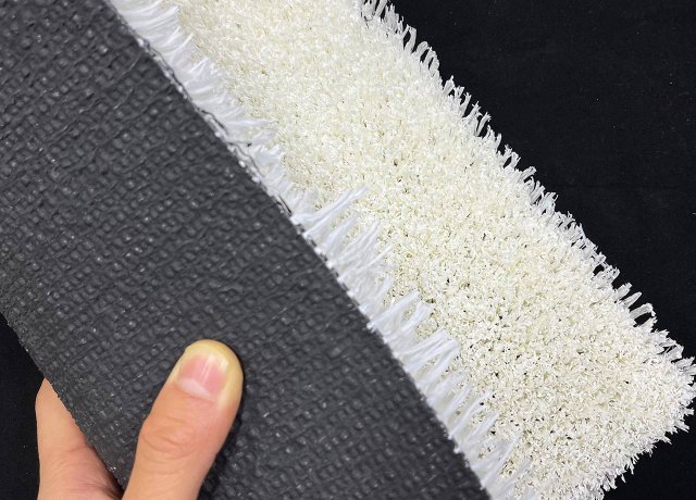 White ski turf for year-round outdoor ski training