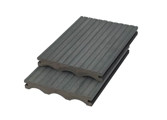 Co extrusion decking with wood texture for garden patios