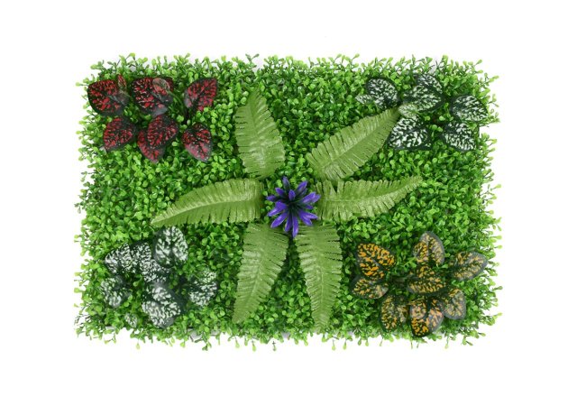 UV-resistant greenery wall panels for outdoor landscaping