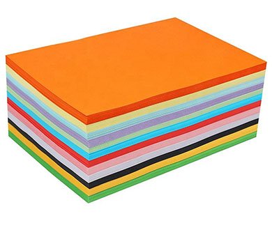 White Blue Green Coloured Paper Color Bristol Paper