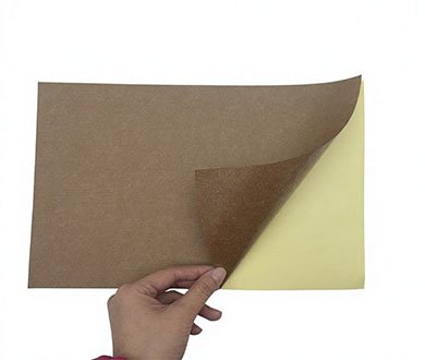 Sticker Paper Dark Brown Kraft Paper