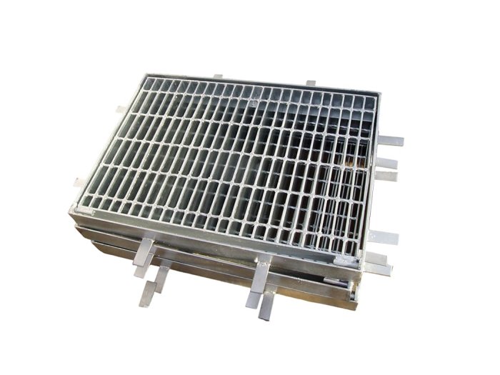 Galvnized Mild Steel Hinged Sump Grate and Frame B,D