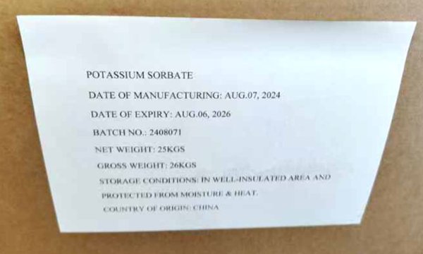 Potassium sorbate