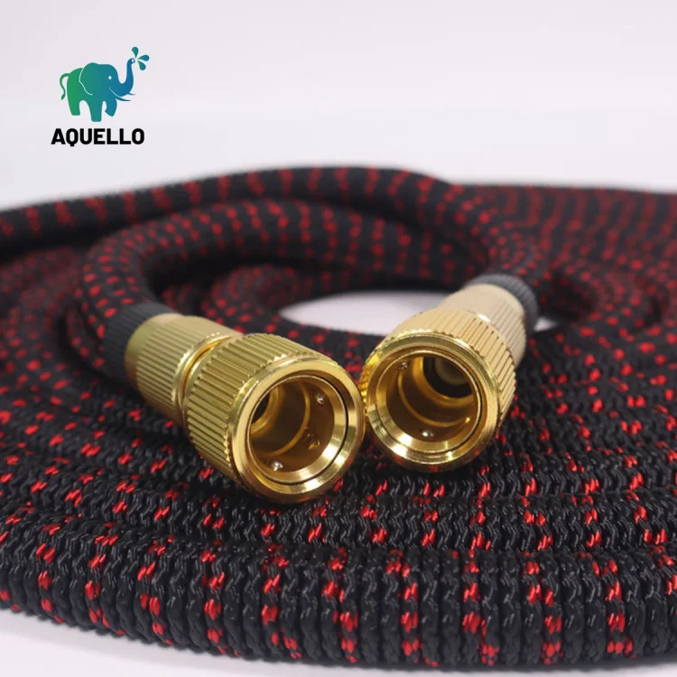 garden hose with spray gun