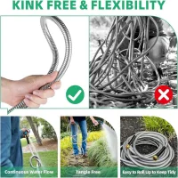 Durable stainless steel hose
