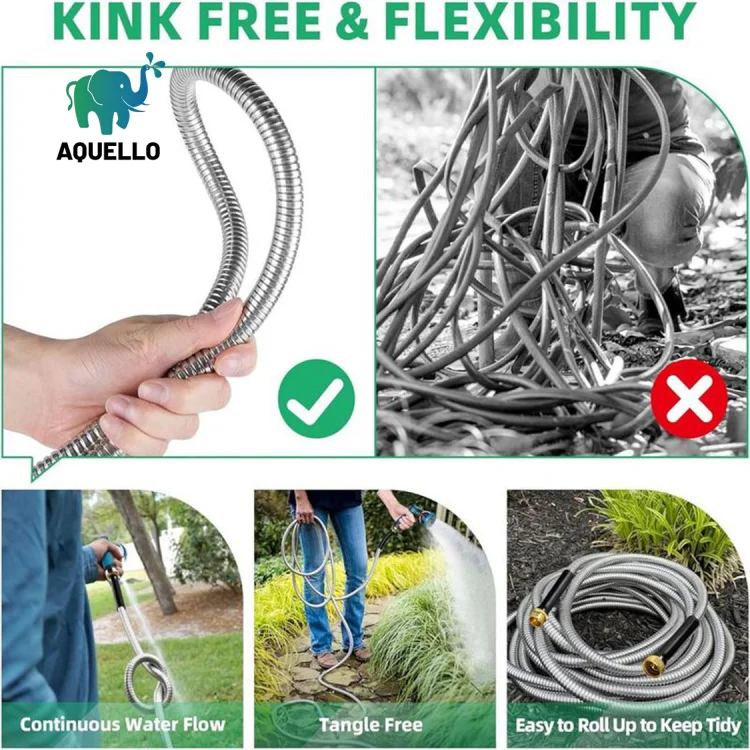 Durable stainless steel hose
