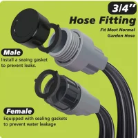 Dual function irrigation hose