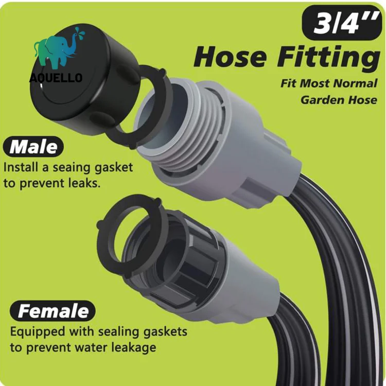 Dual function irrigation hose