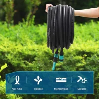 Flexible outdoor water hose