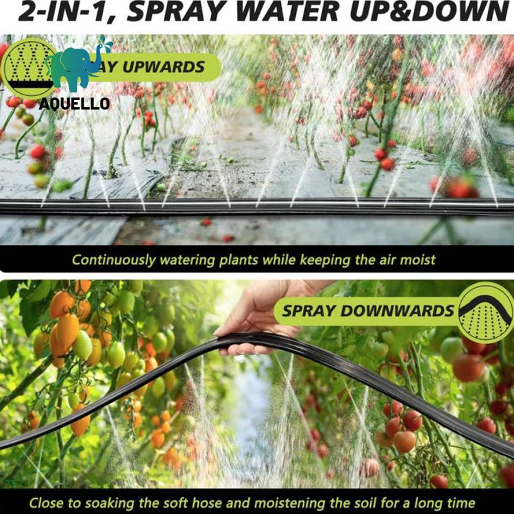 PVC soaker irrigation hose