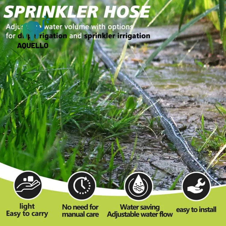 Lawn sprinkler hose