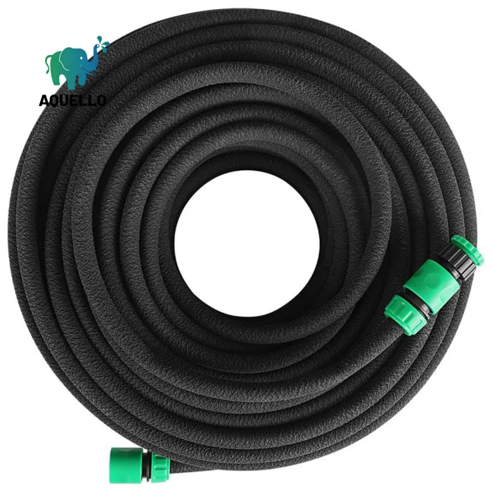 Water-saving soaker hose