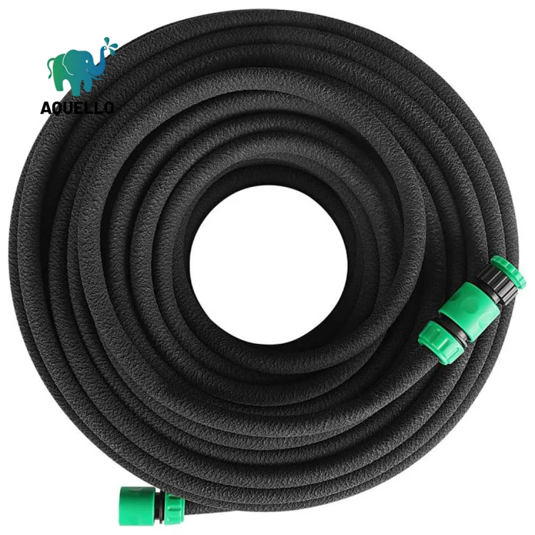 Water-saving soaker hose