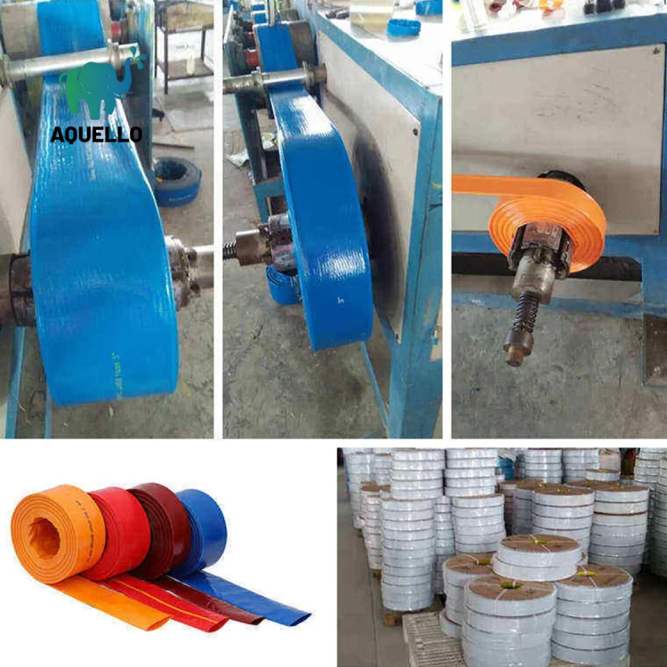 Flexible PVC discharge hose
