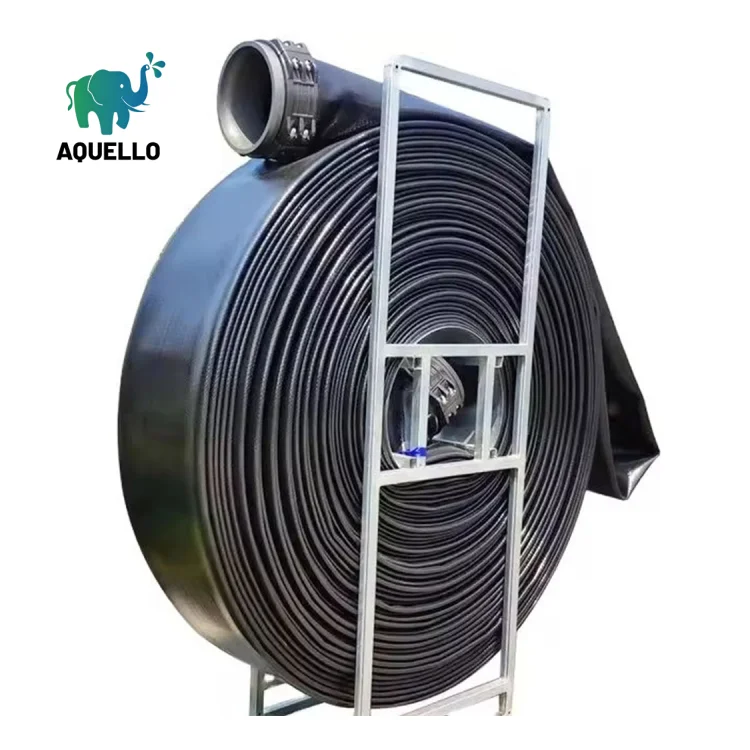 Abrasion resistant TPU layflat hose