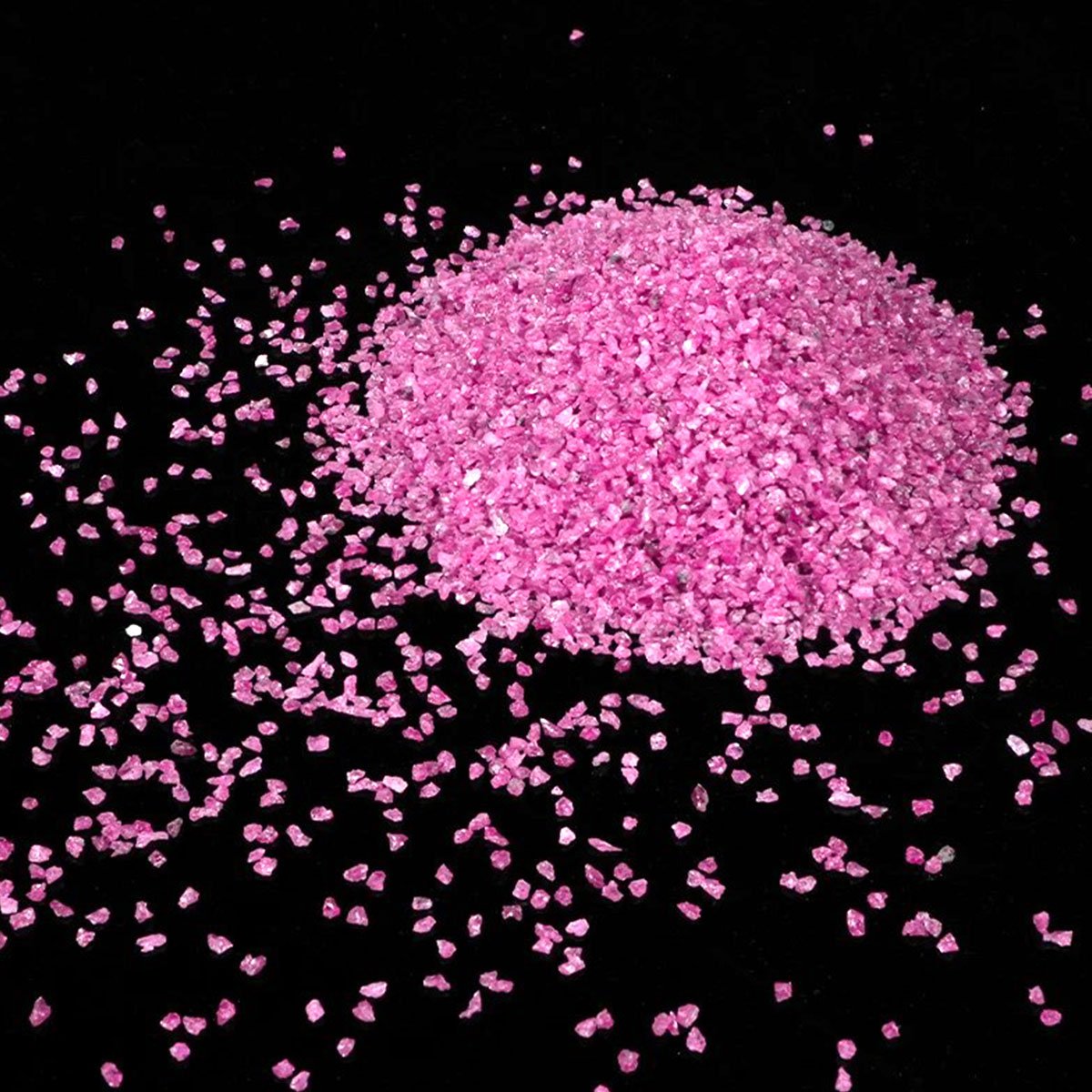Pink alumina grinding grit