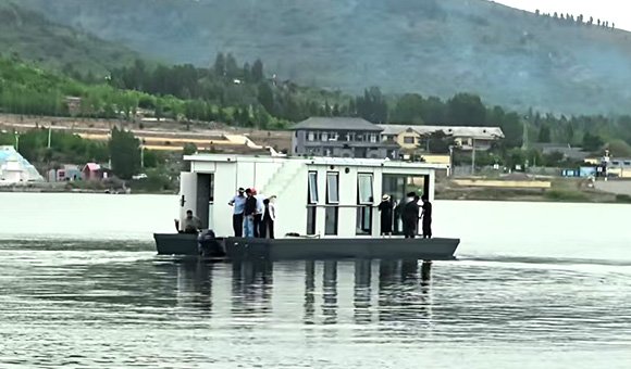 German Floating Space Capsule