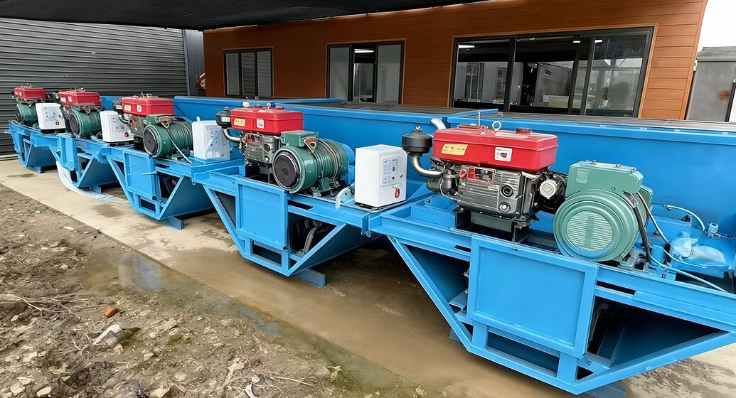 Water channel forming machine