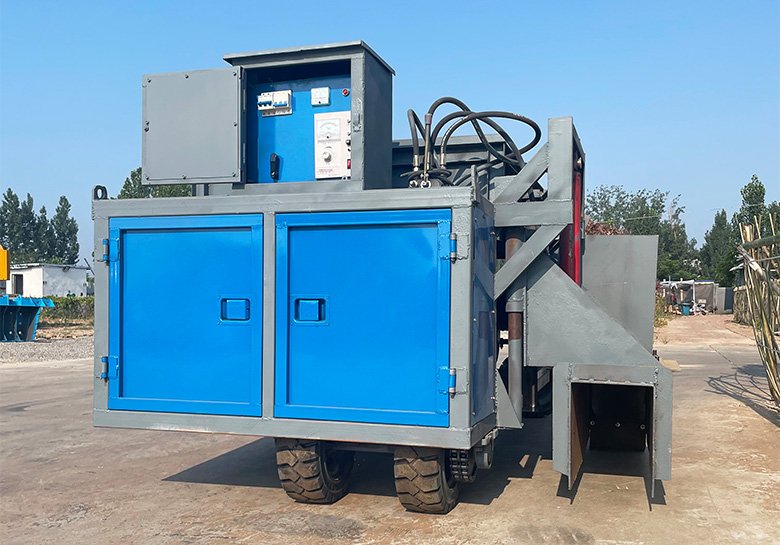 Curbstone Leveling and Forming Machine