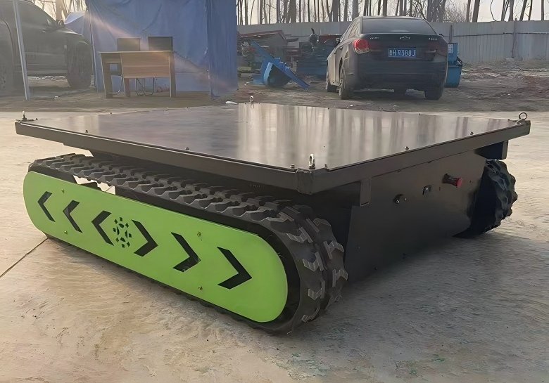 rubber tracked chassis entertainment tank