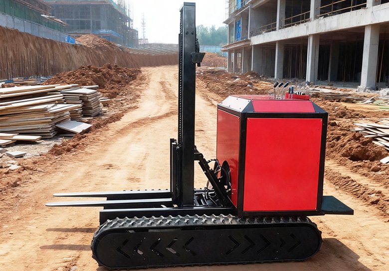 electric hydraulic crawler chassis transport vehicle