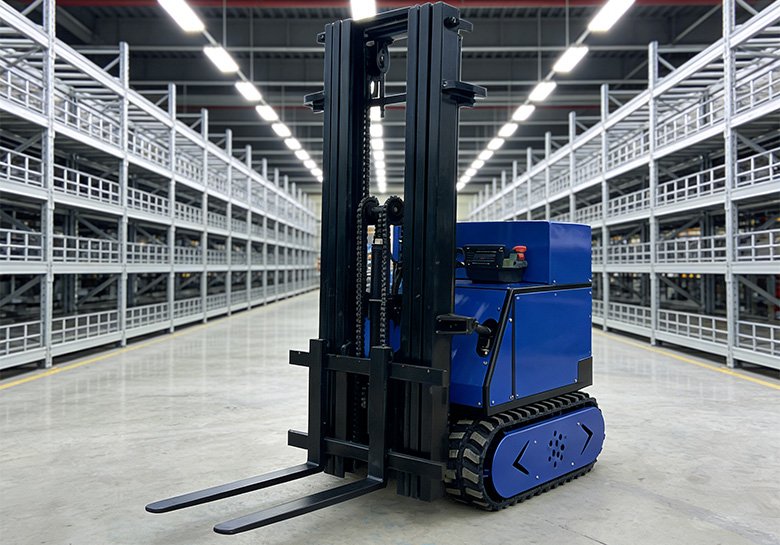 electric tracked material handler