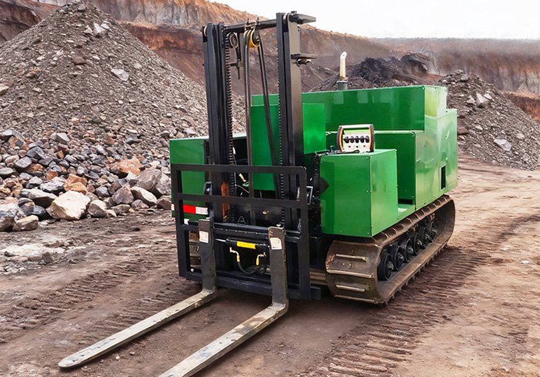 1.5T Wireless Remote Control Diesel Hydraulic Tracked Transporter