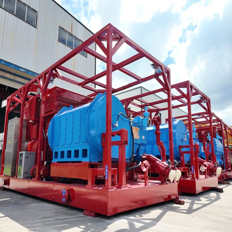 Electric frac pump skid system