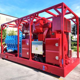 High pressure frac pump skid
