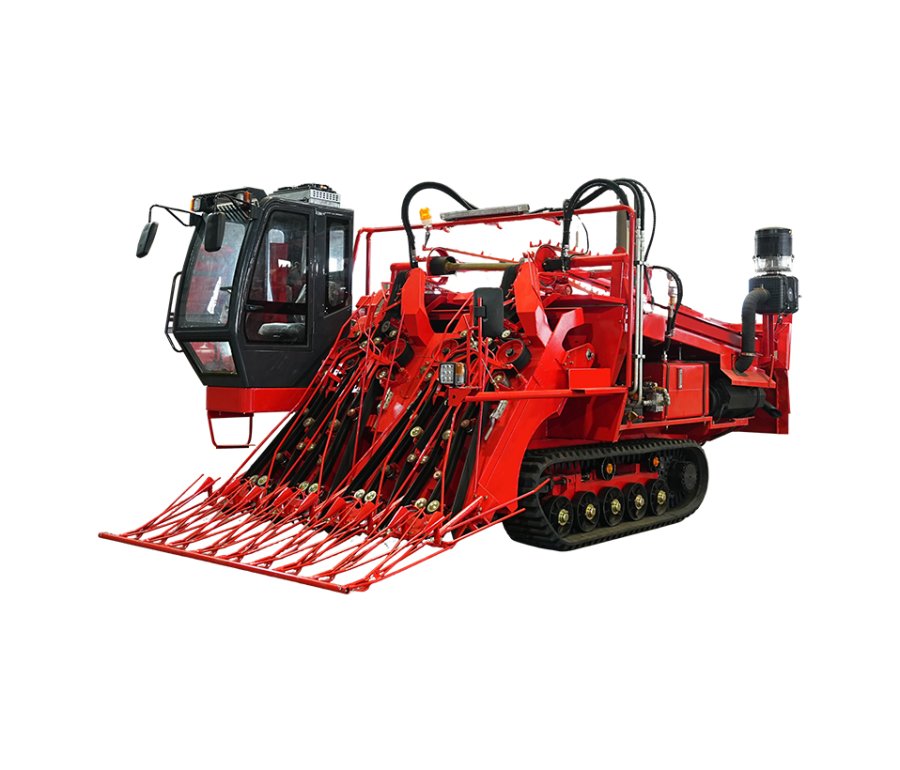Tracked Flax Harvester