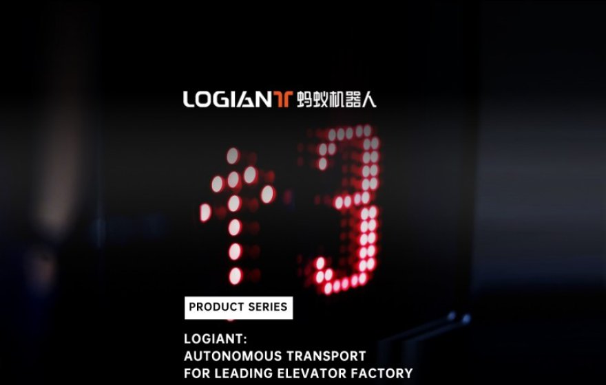 Driverless Traction Robot Transports Heavy Materials for Hitachi Elevators