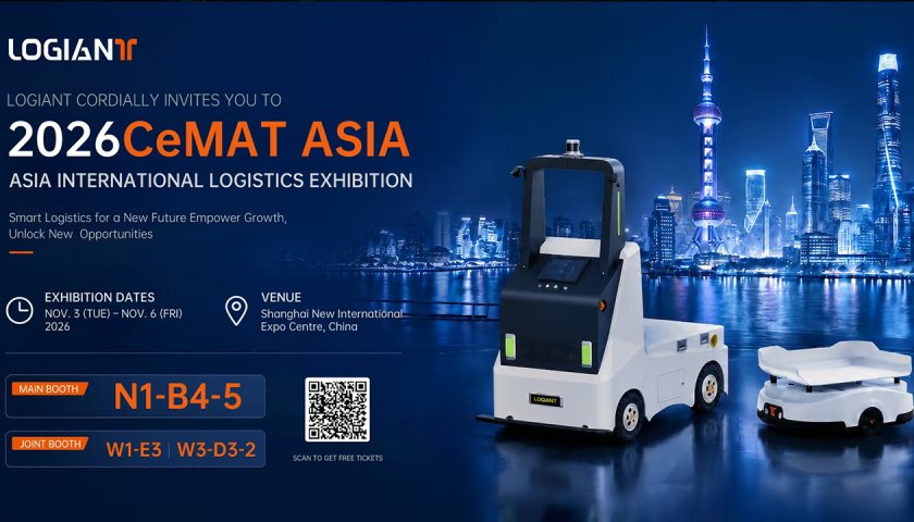 Invitation | Big News! Ant Robotics LOGIANT Welcomes You to CeMAT ASIA