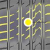 Chamfered lateral grooves