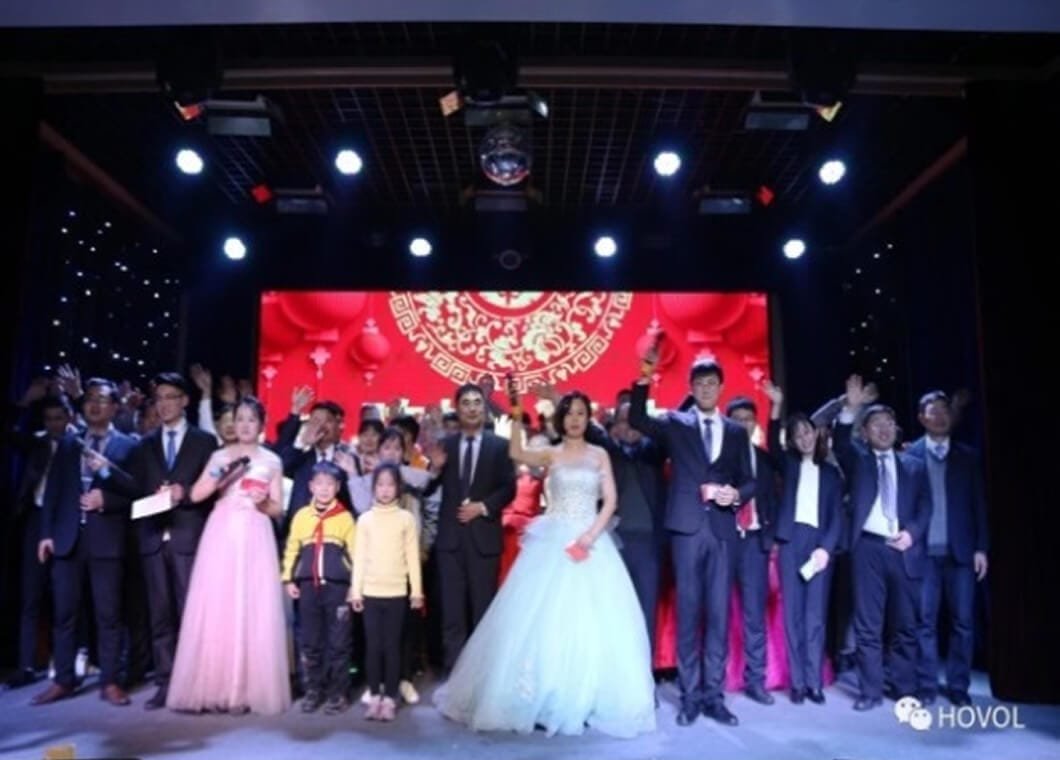 Year-end party on lunar calendar of 26th Dec.
