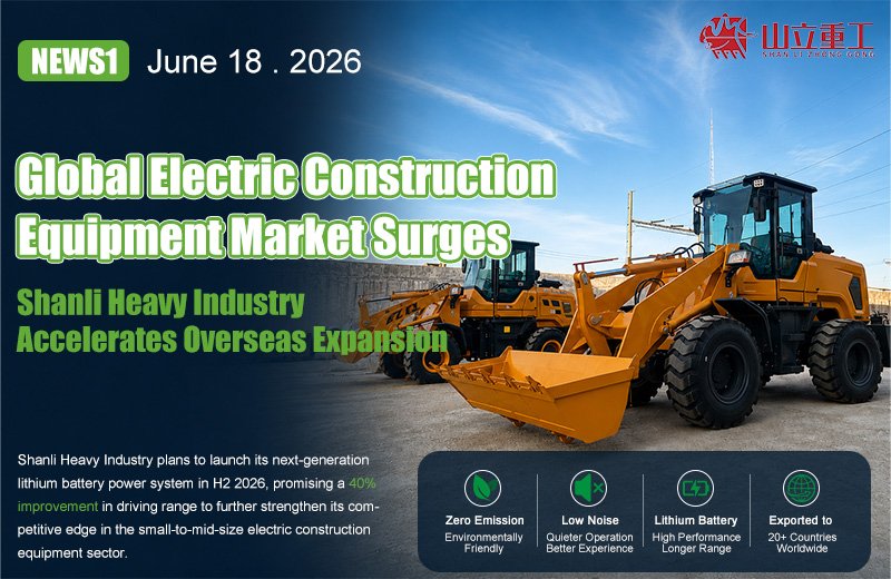 Global Electric Construction Equipment Market Surges, Shanli Heavy Industry Accelerates Overseas Expansion