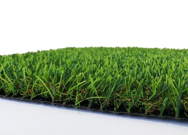 four tone landscaping synthetic turf with PE fibers for garden landscaping
