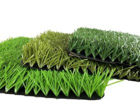 50mm football artificial turf with Diamond fibers for pitches