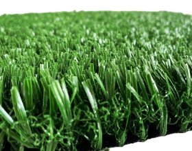 Natural-looking fibers for artificial soccer grass fields