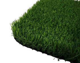 Resilient soccer grass with PE fibers for competitive play