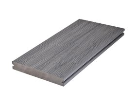 WPC deck flooring with natural wood grain for patios