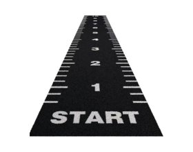Dense gym turf flooring for functional fitness areas