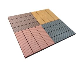 DIY interlocking deck tiles for balcony flooring