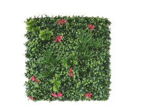 Dense PE foliage outdoor green wall for privacy screening