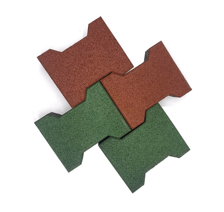 Interlocking Rubber Garden Tile