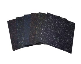 Rubber gym mat with shock absorption for fitness floors