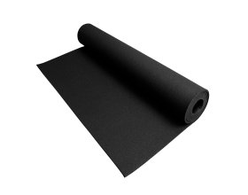 Rubber mat roll for durable commercial gym flooring