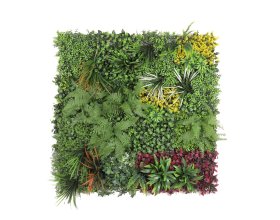 UV-resistant artificial live wall panels for exterior walls