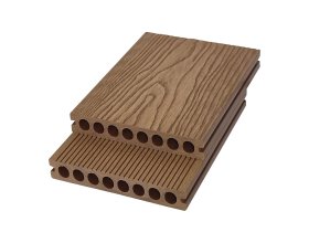 3D embossed WPC decking for modern outdoor patios