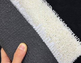 White ski turf for year-round outdoor ski training